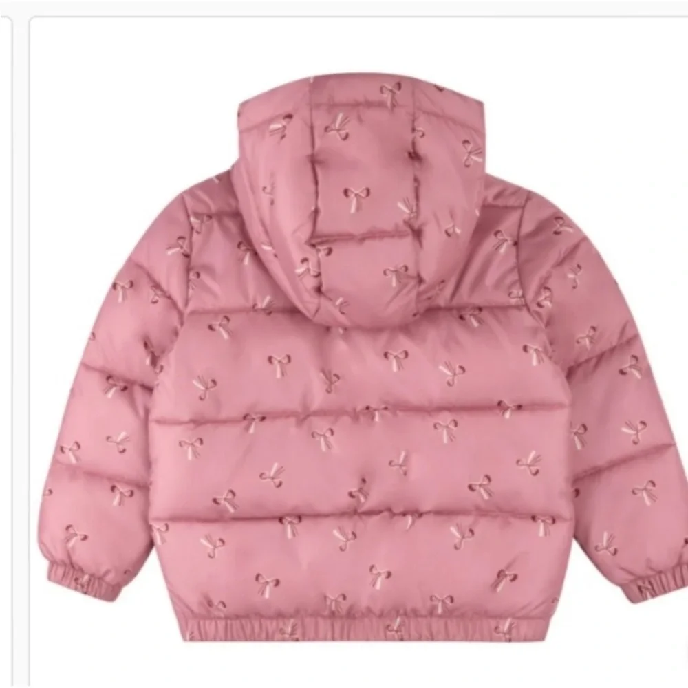 Pink Kids Puffer Jacket